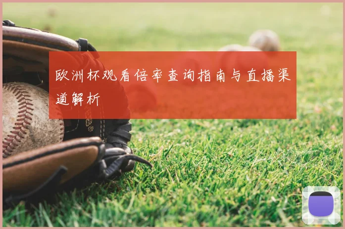 欧洲杯观看倍率查询指南与直播渠道解析