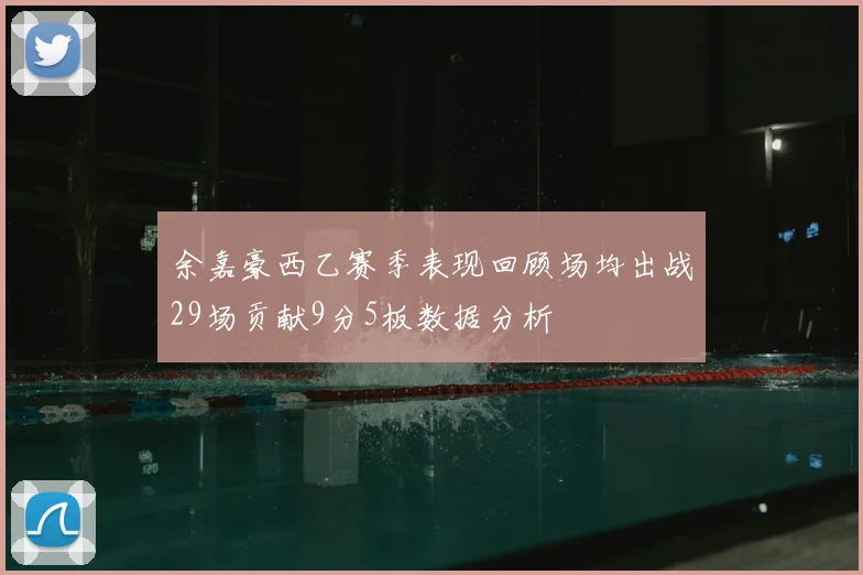 余嘉豪西乙赛季表现回顾场均出战29场贡献9分5板数据分析