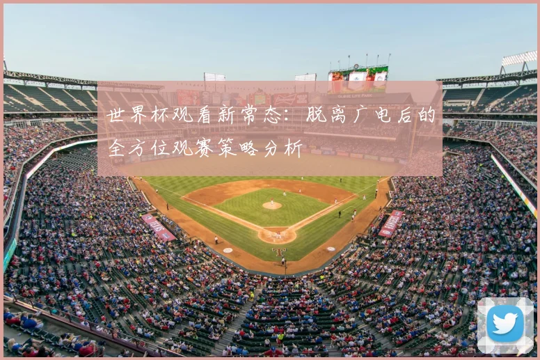 世界杯观看新常态：脱离广电后的全方位观赛策略分析