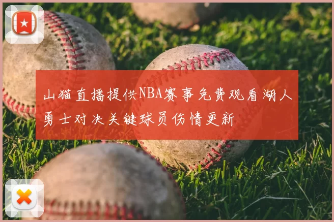 山猫直播提供NBA赛事免费观看湖人勇士对决关键球员伤情更新